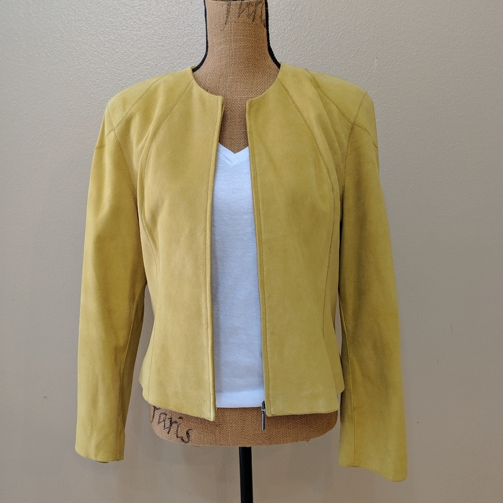 Terry Lewis Gold Leather Jacket